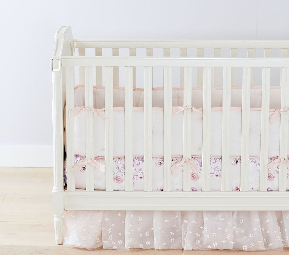 Monique Lhuillier Floral Baby Bedding Set of 3 Pottery Barn Kids UK